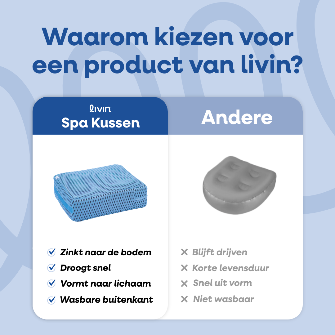 Spa Sittepute beige - Firkantet