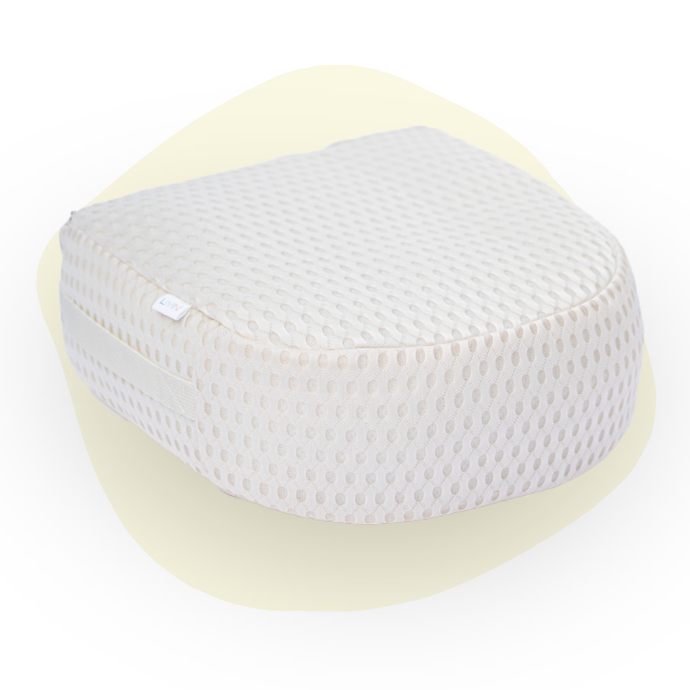 Spa sittepute beige - Halvrund