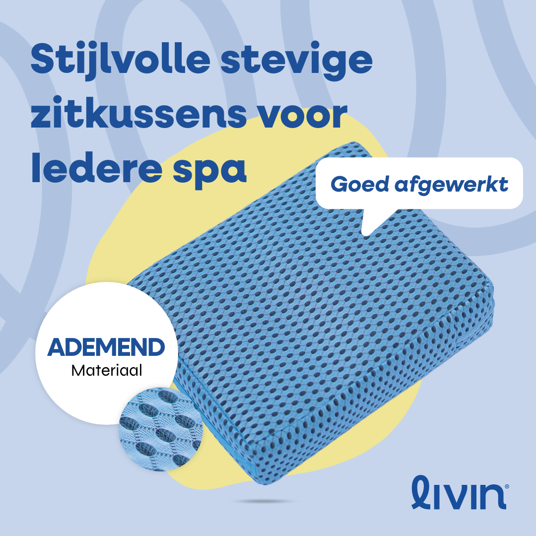 Spa Sittepute beige - Firkantet